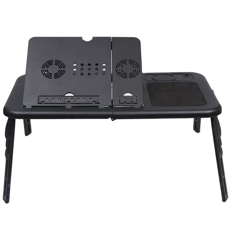 Laptop Desk Multifunctional Notebook Computer Table Stand-Type Folding Computer Table USB Cooling Bed Notebook Computer Stand